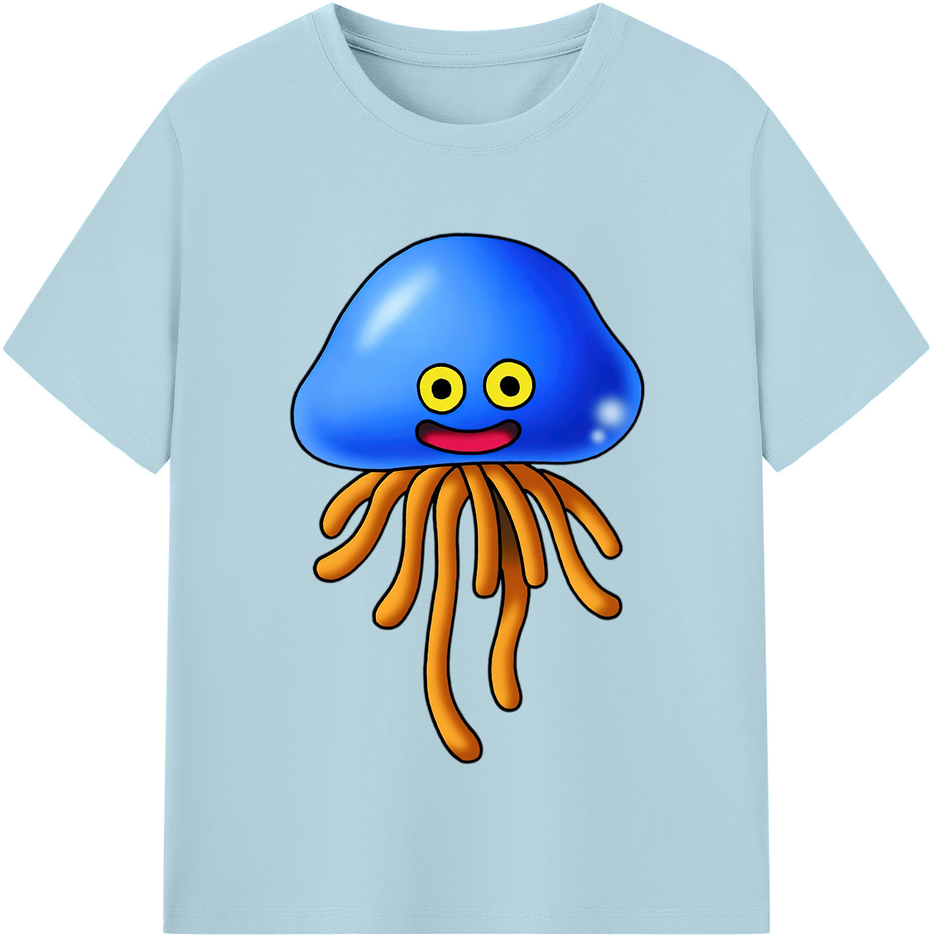 （画像用） ドラゴンクエスト Doragon Kuesuto Dragon Quest 綿100％半袖Tシャツ（フロントプリント）